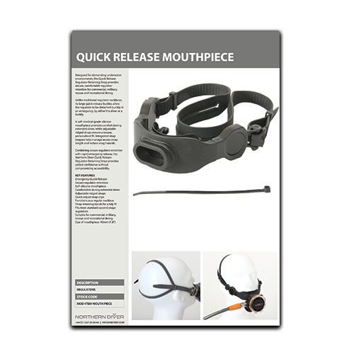 Quick Release Safety Mouthpiece Datasheet
